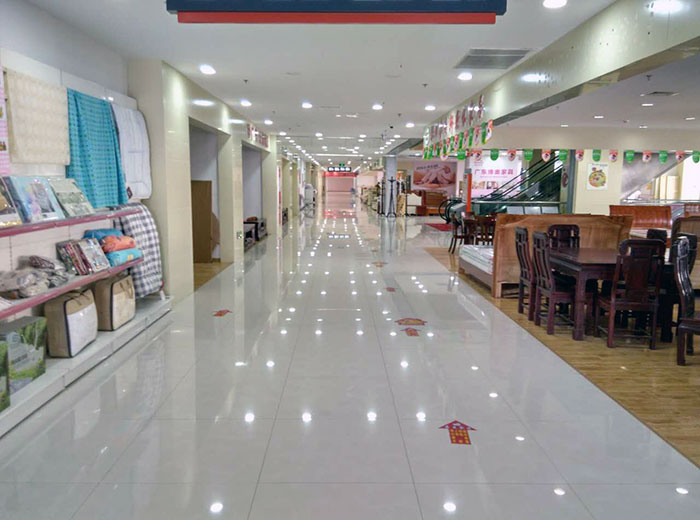 金艾陶瓷磚品牌工程案例鑒賞:武漢金盛國際家居?金銀湖廣場