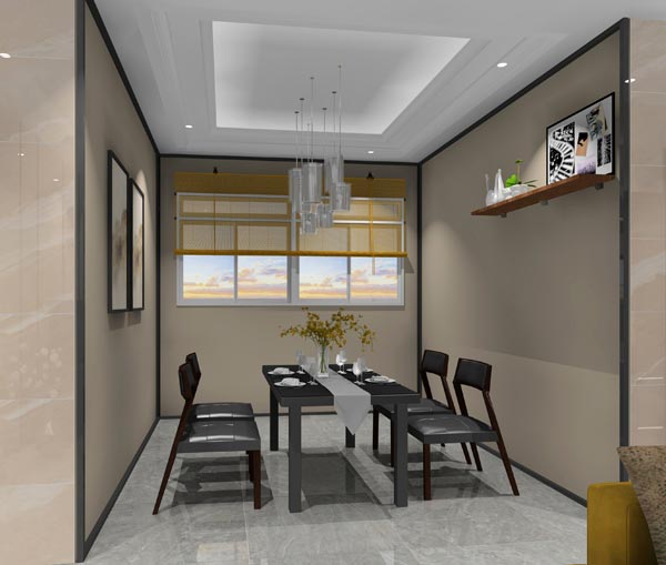 金艾陶家裝:佛山燈湖華府133㎡現代簡約裝修效果鑒賞