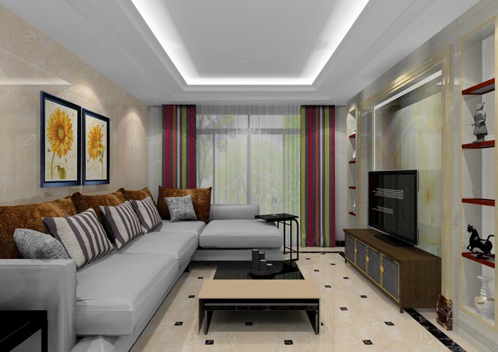 金艾陶家裝:佛山水悅龍灣92㎡的現(xiàn)代風格裝修鑒賞