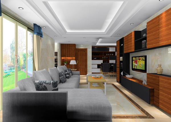 金艾陶家裝:井岡山和諧家園安置小區(qū)130㎡簡約風格裝修鑒賞