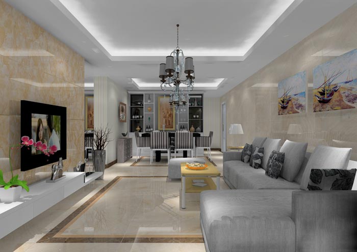 金艾陶家裝：佛山獅山上林苑91㎡簡(jiǎn)約風(fēng)格裝修鑒賞