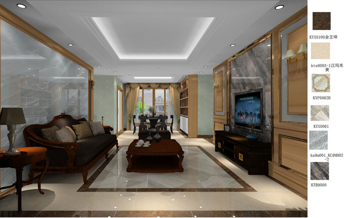 金艾陶家裝：成都中環(huán)豐錦155㎡的歐式風格裝修鑒賞