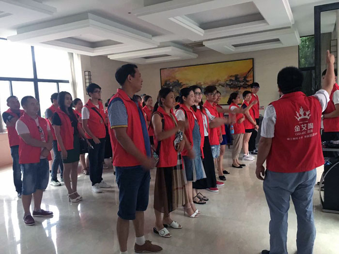 金艾陶瓷磚全國超級店長特訓營再下一城,南京站順利接棒